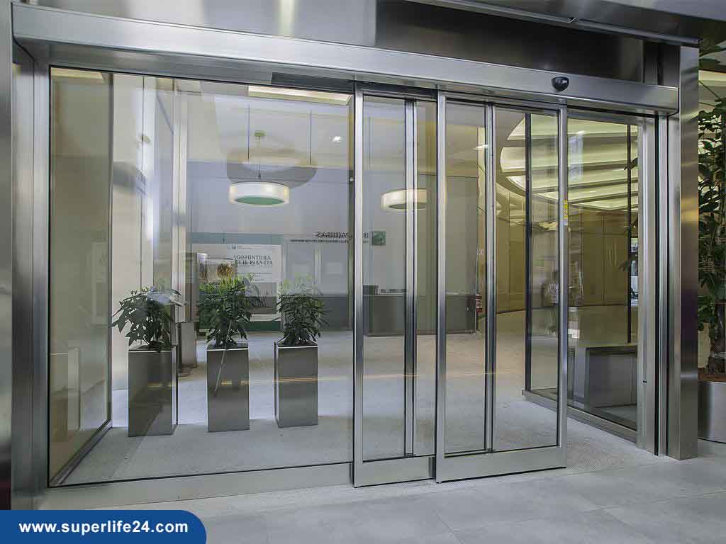 درب اتوماتیک شیشه ای نوسانی درب اتوماتیک شیشه ای نوسانی