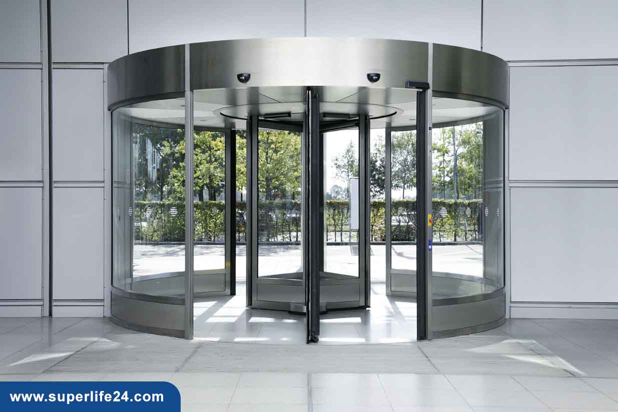 درب اتوماتیک شیشه ای گردان - در اتوماتیک درب اتوماتیک شیشه ای گردان - در اتوماتیک