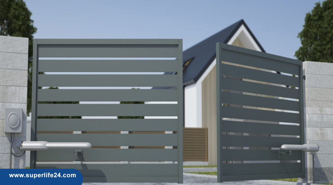 جک بازویی دو لنگه درب پارکینگ جک بازویی دو لنگه درب پارکینگ