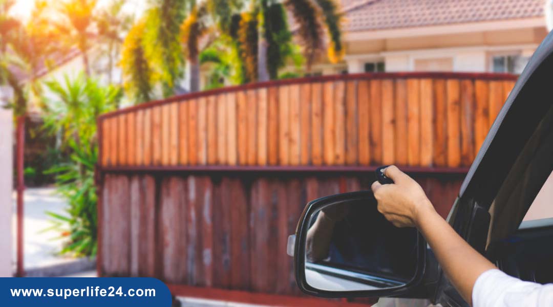 چشمی در برقی ورودی پارکینگ چشمی در برقی ورودی پارکینگ