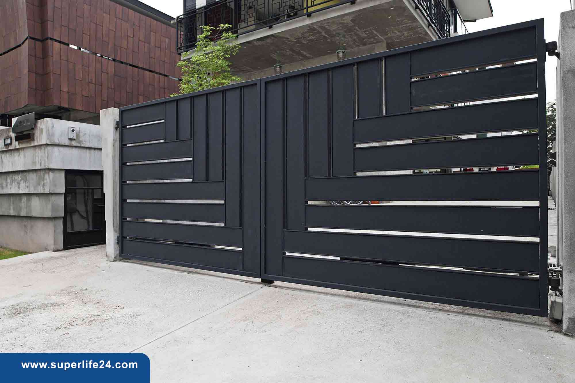 استفاده از جک ریلی در ورودی شیب دار استفاده از جک ریلی در ورودی شیب دار