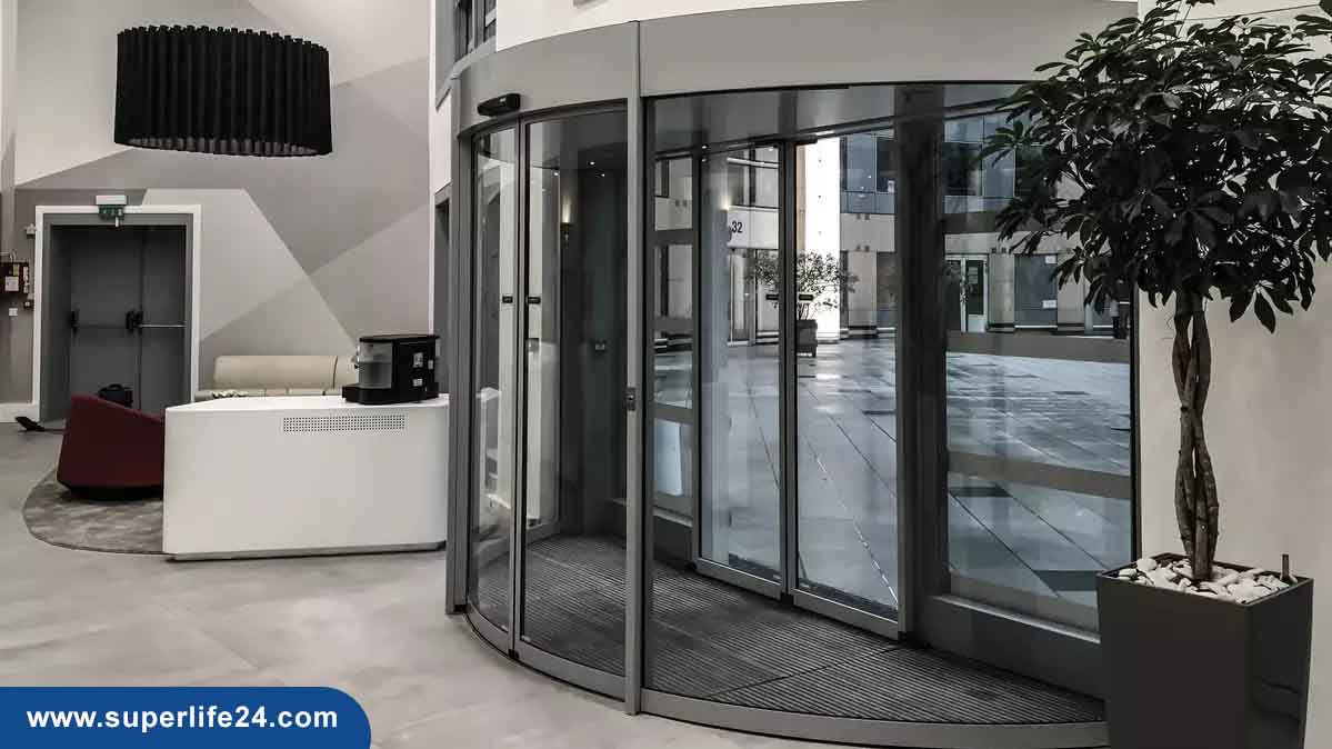 امکان تخلیه راحت و ایمن را درب اتومایک گردان امکان تخلیه راحت و ایمن را درب اتومایک گردان