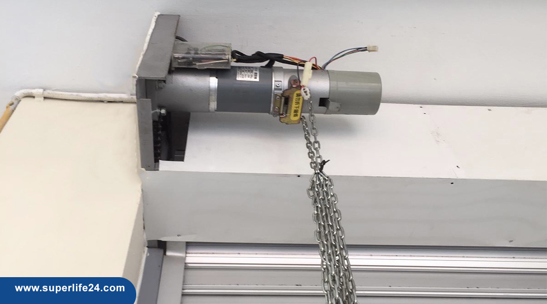 راهنمای اتصالات موتور کرکره به درب برقی راهنمای اتصالات موتور کرکره به درب برقی