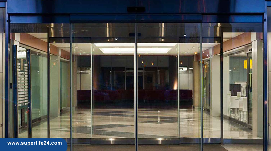 درب اتوماتیک شیشه ای سوپرلایف درب اتوماتیک شیشه ای سوپرلایف